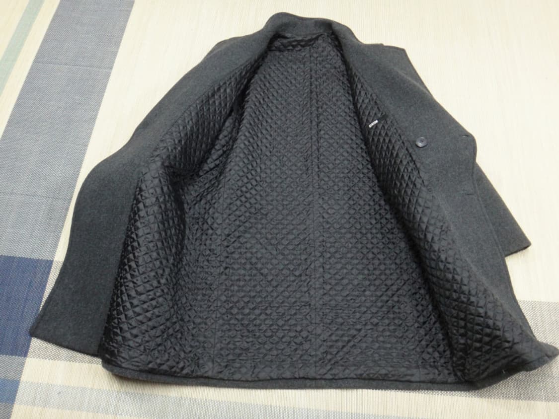 (100) 시스템 SYSTEM 울 캐시미어 혼방 더블 코트 상품이미지7