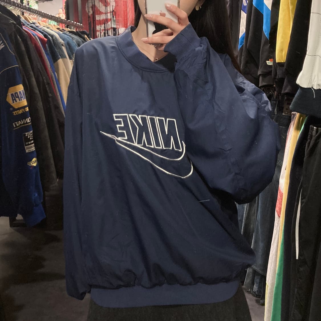 [IM]  나이키 빅로고 웜업 네이비 상품이미지2