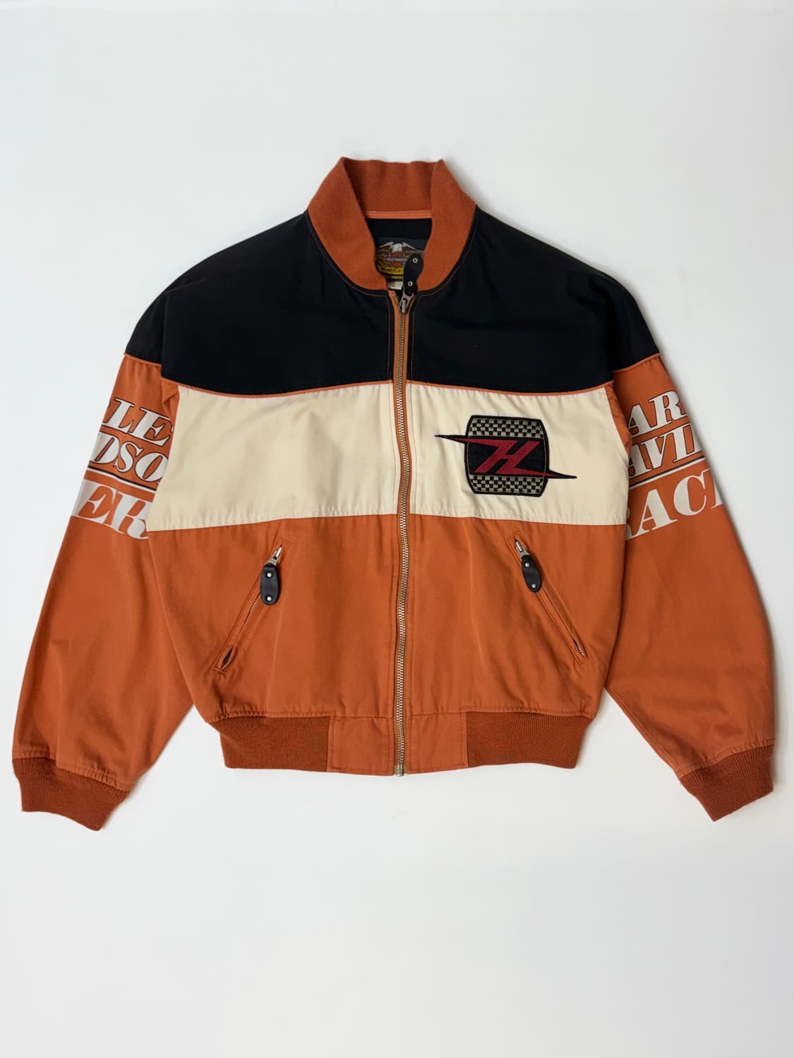 Harley-Davidson 할리데이비슨 레이서 MA-1 코튼 자켓 상품이미지1