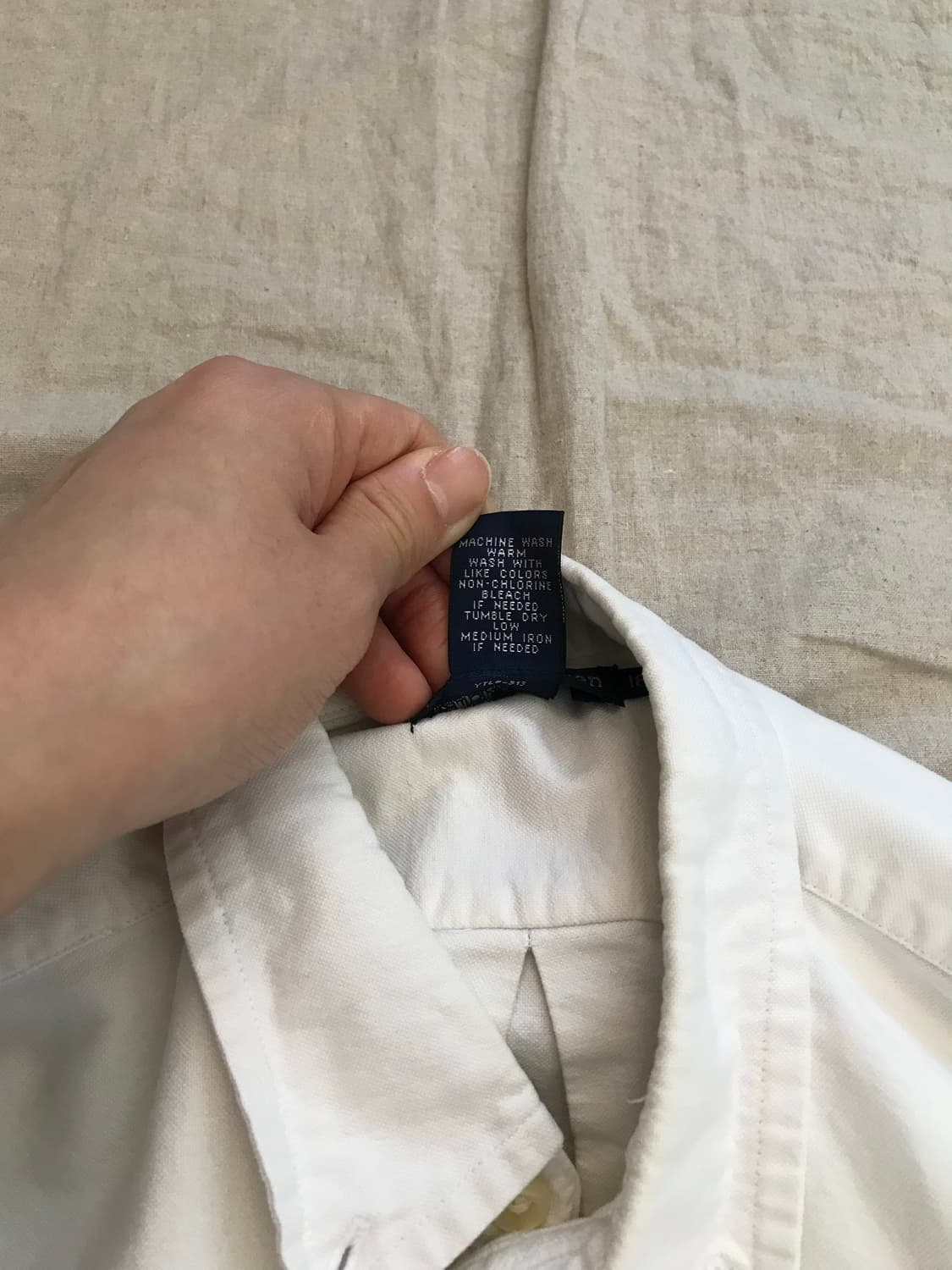 폴로 랄프로렌 포니 로고 화이트 셔츠 상품이미지8