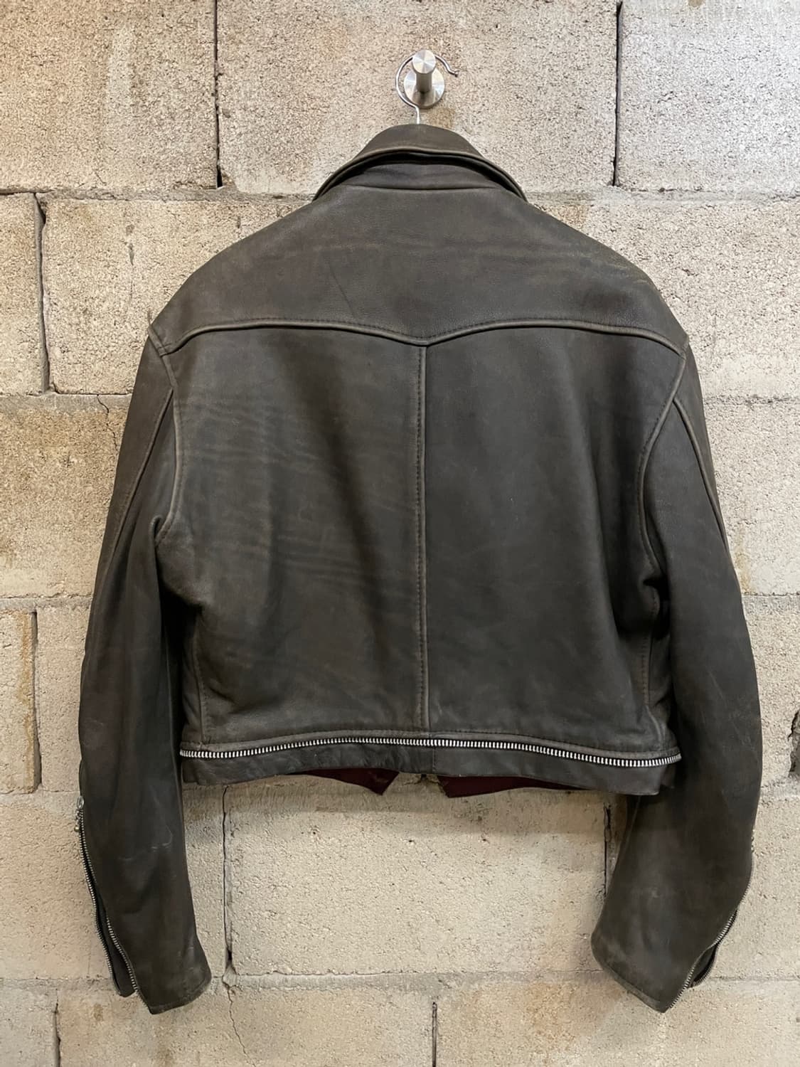 70s 루이스레더 로드 페어 더블 라이더 자켓 상품이미지6