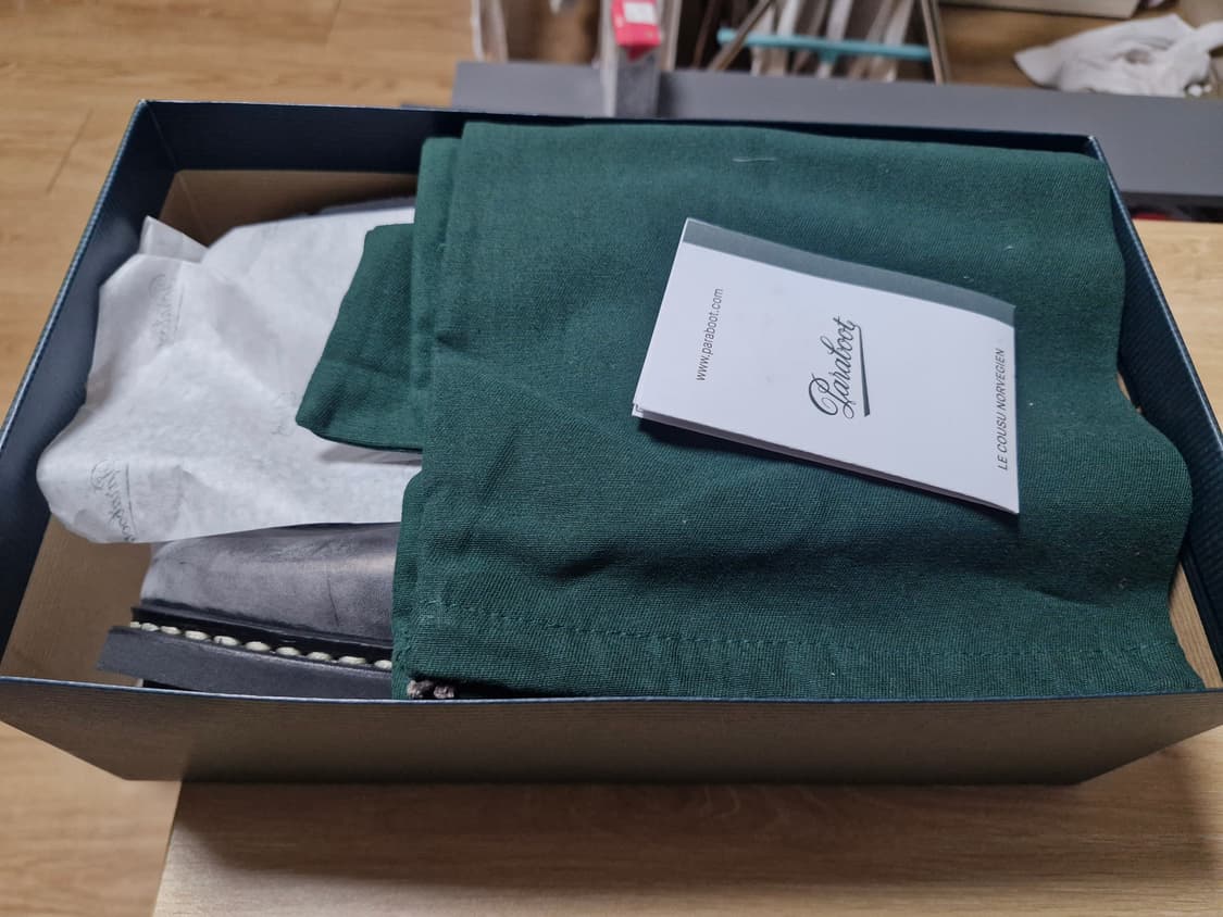 파라부트 샴보드 블랙 7.5 265 새제품 상품이미지5