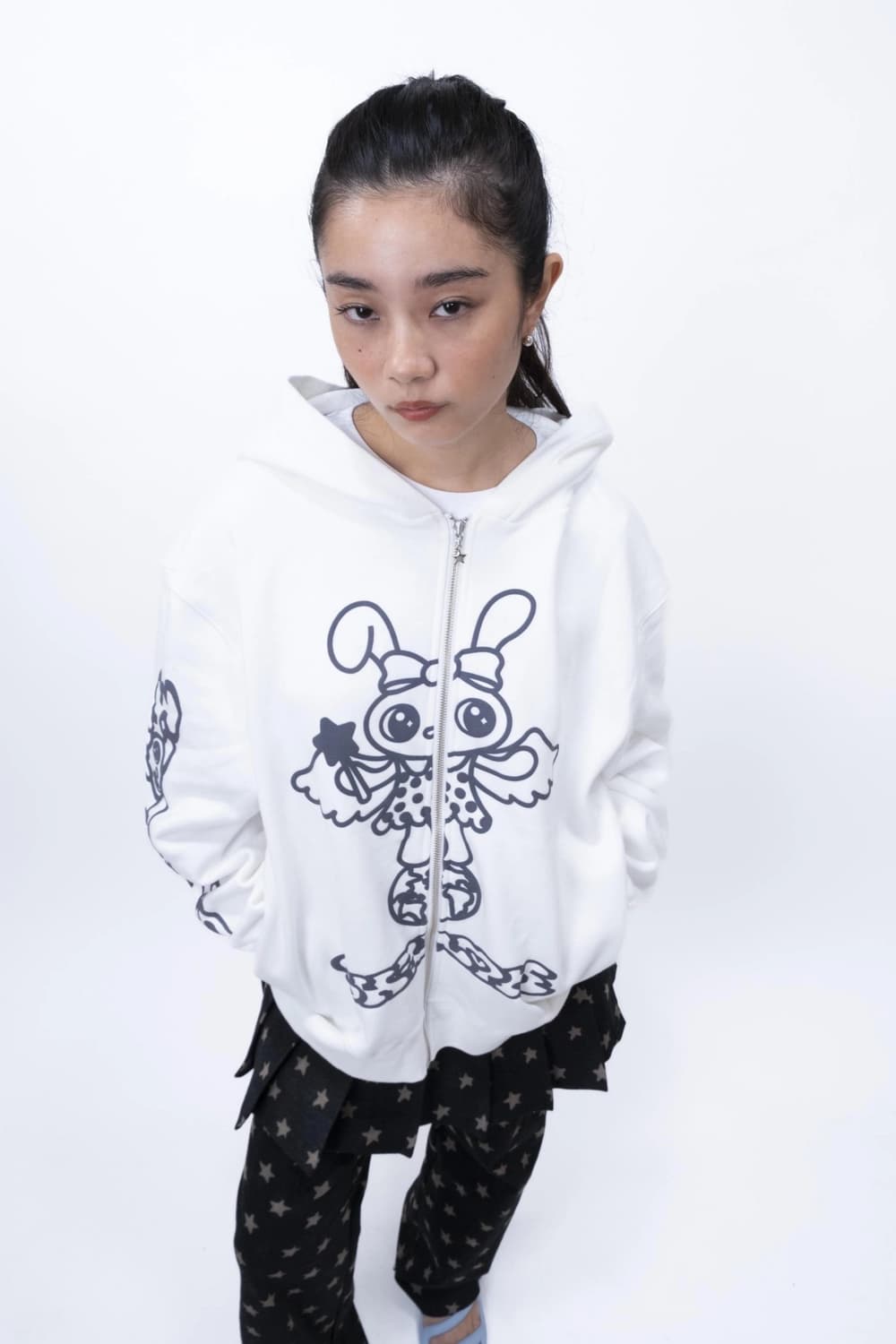 MOLA HOOD ZIP-UP WHITE  상품이미지2