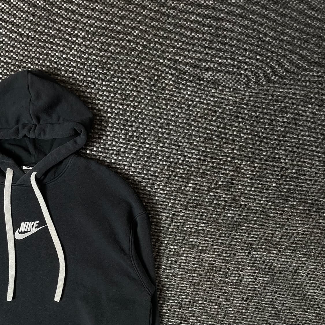 나이키 차콜블루 중앙 로고 후드티 L 상품이미지3