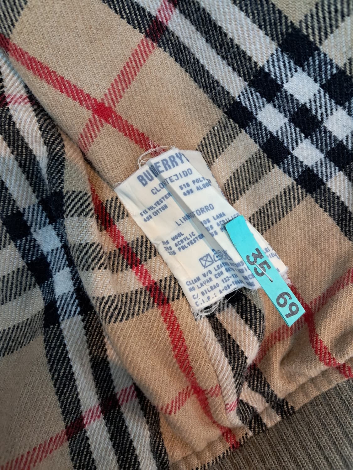 버버리 베이지색 자켓 (정품) 상품이미지5