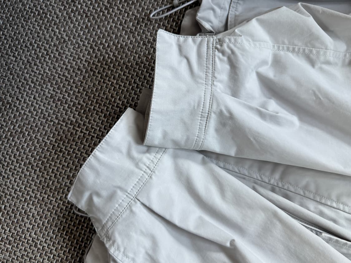 플리마켓🔥 노스페이스 바람막이 자켓 그레이 상품이미지4