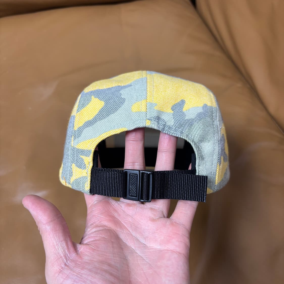 슈프림 캠프캡 모자 박스로고 워시드 카모 상품이미지7