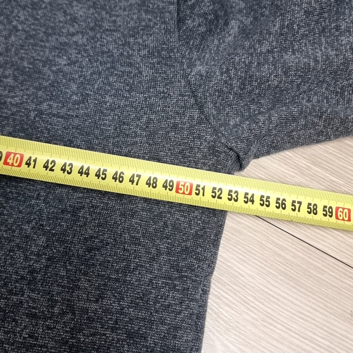 한국제 빈티지 아디다스 V넥 긴팔 티셔츠 그레이(105) 상품이미지8