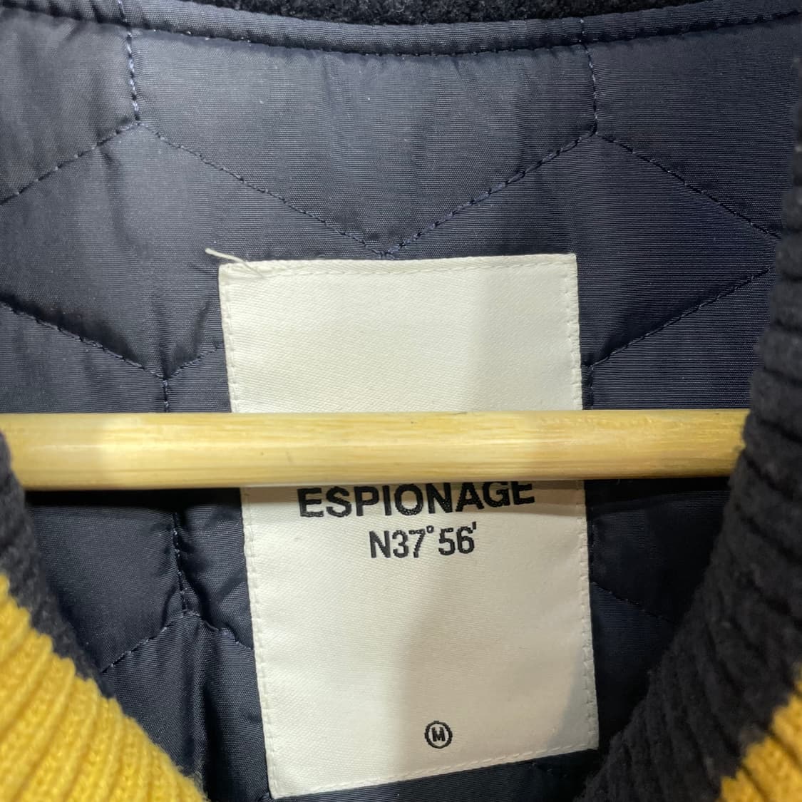 에스피오나지 소가죽 슬리브 스타디움 자켓 상품이미지4