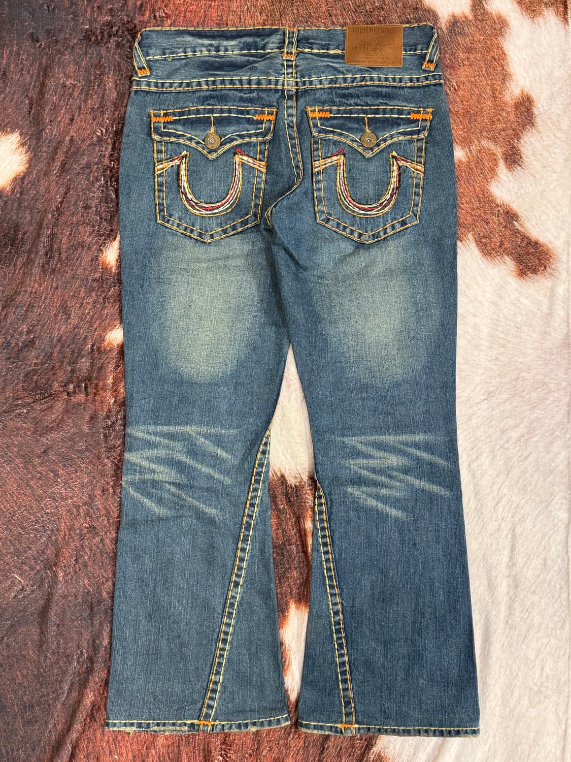 True Religion 트루릴리전 조이 슈퍼티 레인보우 부츠컷 34 상품이미지2