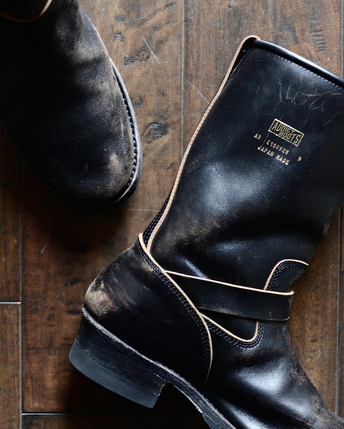 Addict Boots 홀스벗 엔지니어 부츠 블랙 8 상품이미지8