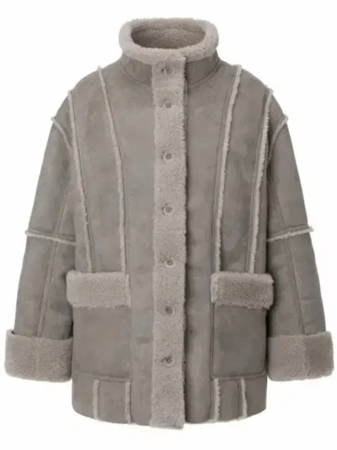 쓰리타임즈 2025FW 무스탕 자켓 상품이미지1