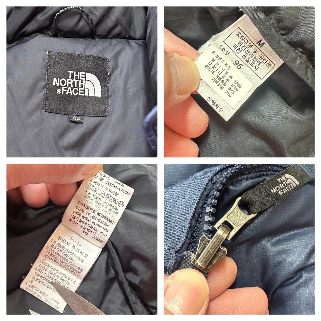 노스페이스 눕시 700 구스 다운 푸퍼 자켓 M 상품이미지9