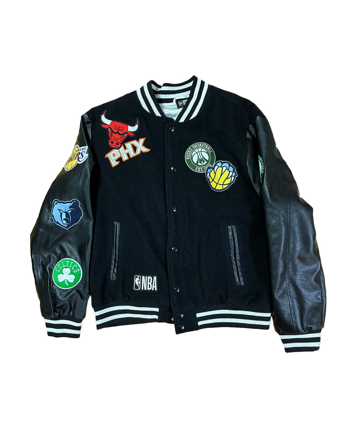[NEW ERA] NBA 배지 바머 자켓 상품이미지3