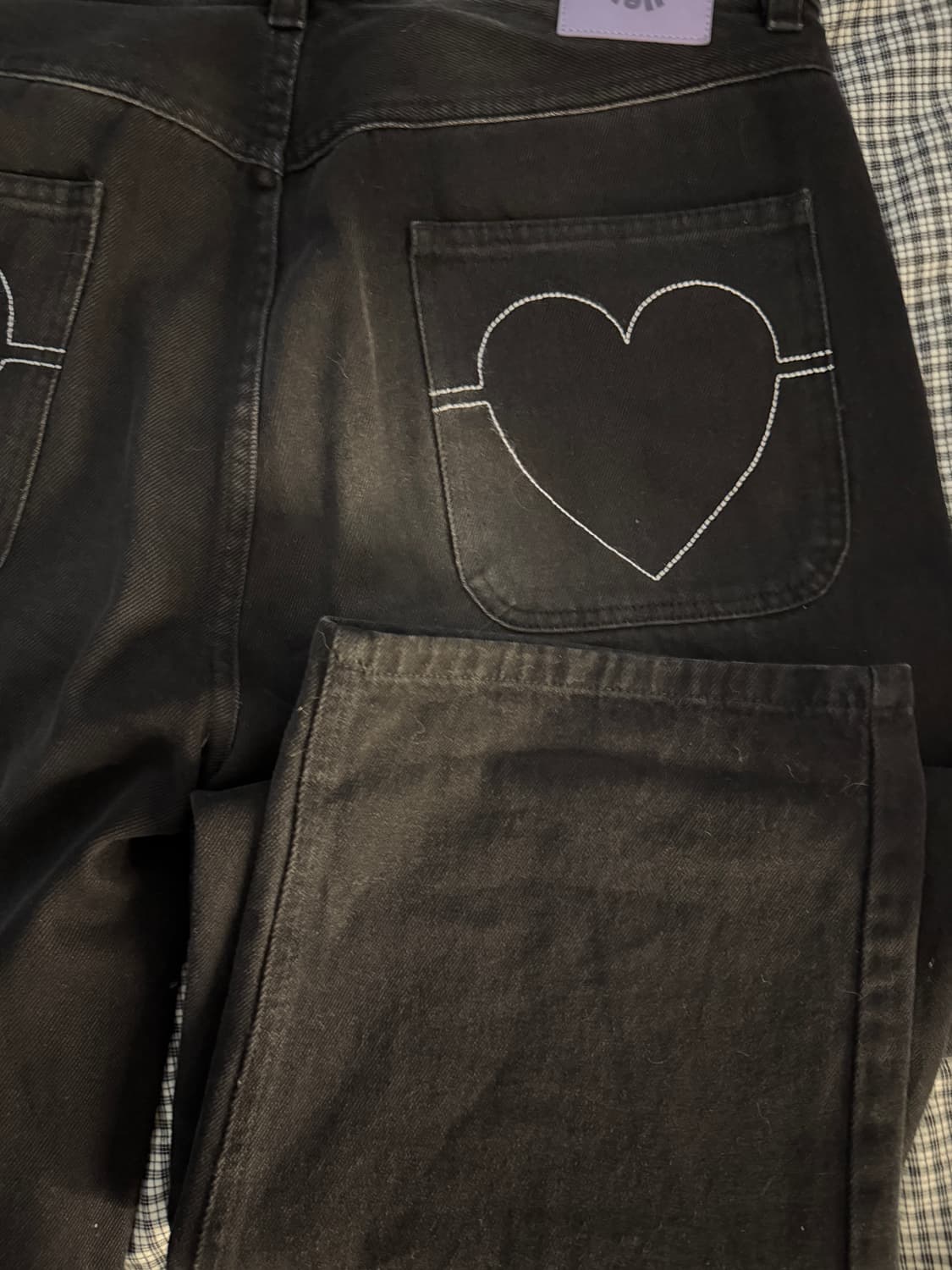 까르네볼렌테 하트 데님팬츠 상품이미지3