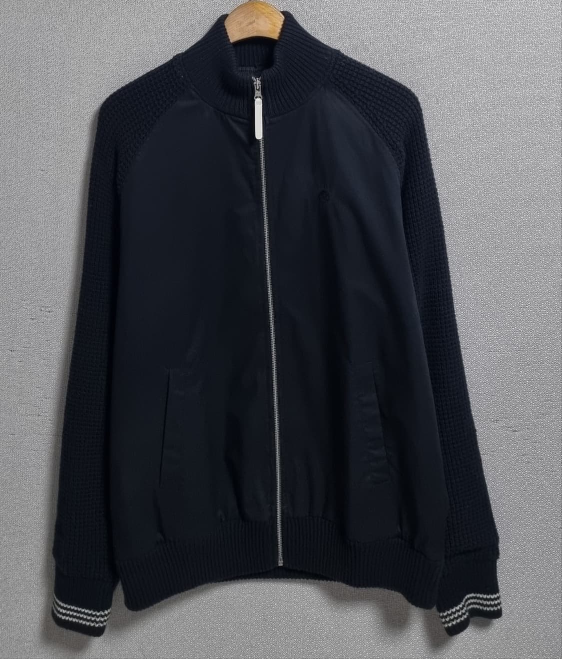 M ) 아디다스 블랙 니트집업 바람막이 상품이미지1