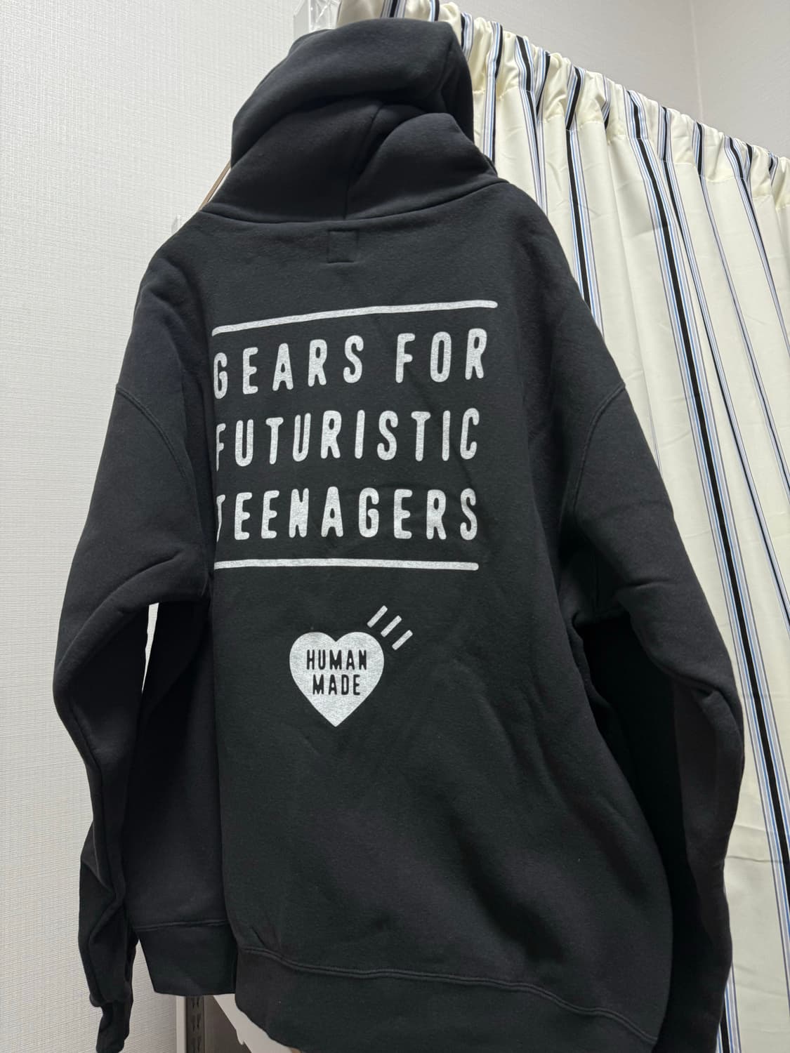 휴먼메이드 후드집업 블랙 L사이즈  상품이미지2