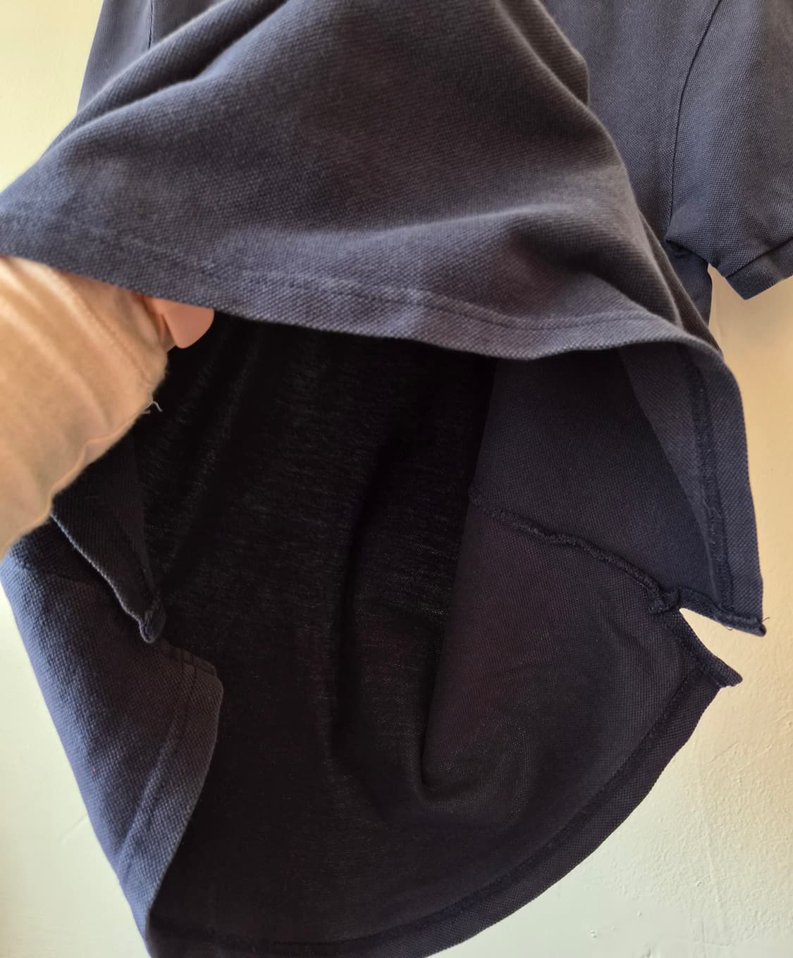 메종키츠네 남성 네이비PK반팔카라티셔츠
 상품이미지5