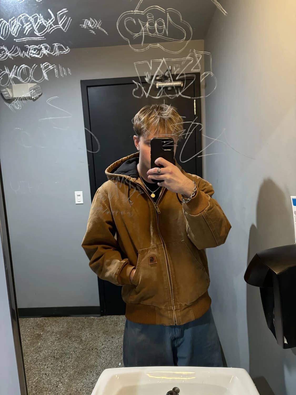 (S)칼하트 덕 액티브 후드자켓 J130 BRN 칼하트브라운 상품이미지10