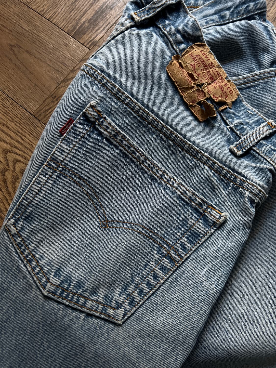 [36]80's 리바이스 501 Made in USA 데님 팬츠 S42 상품이미지6