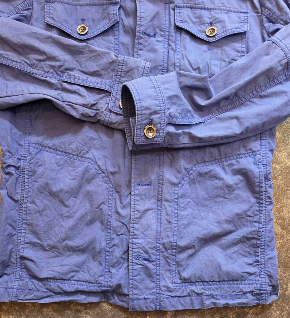 게스(GUESS) 블루 컬러 야상자켓 - L 상품이미지6