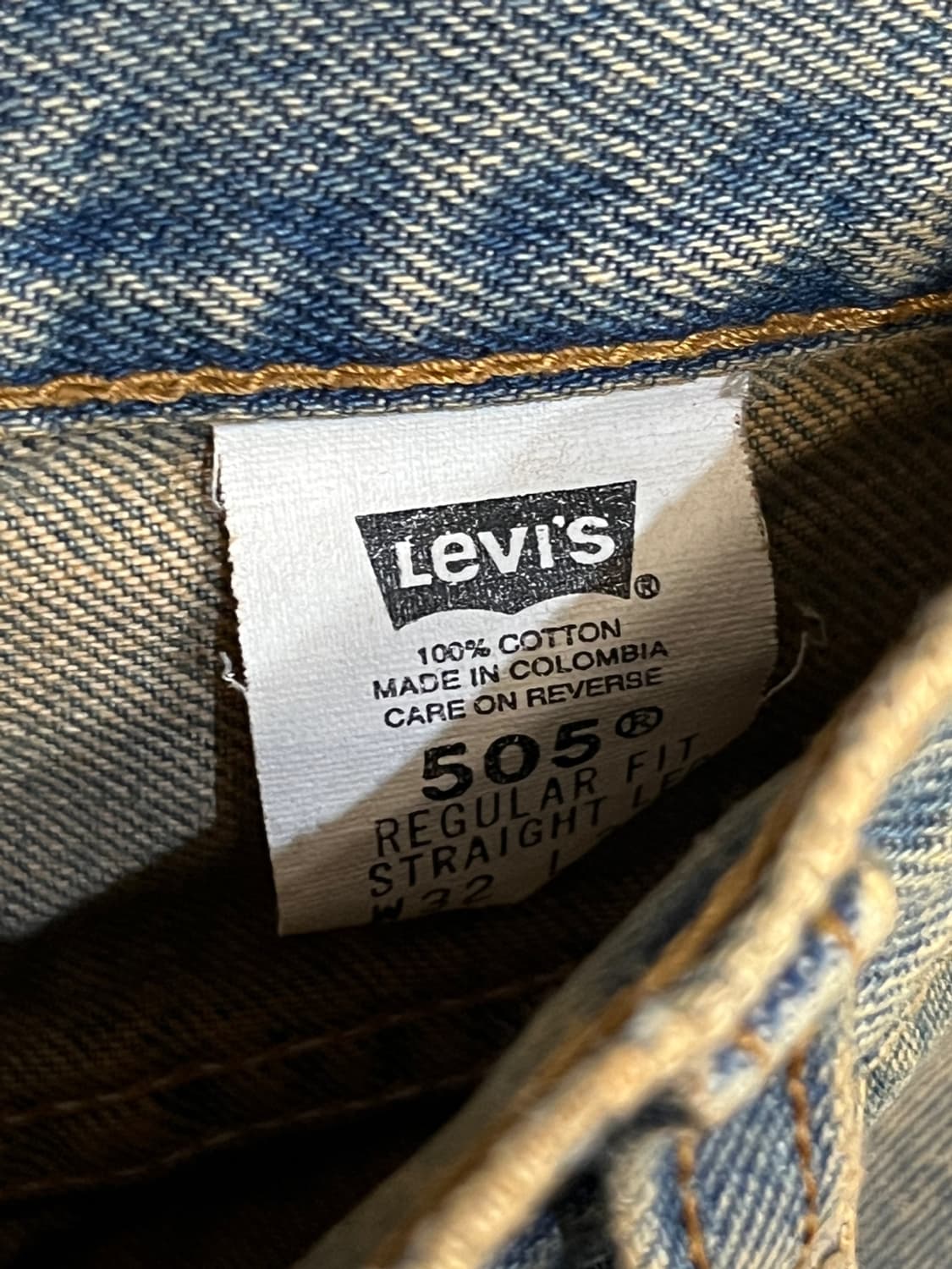 리바이스 505 디스트로이드 빈티지 데님 팬츠 상품이미지3