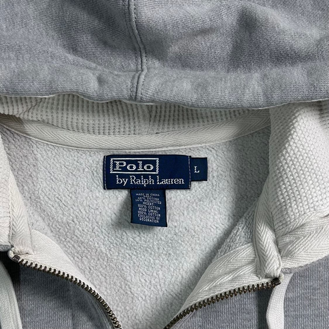 폴로 랄프로렌 그레이 후드집업 상품이미지6