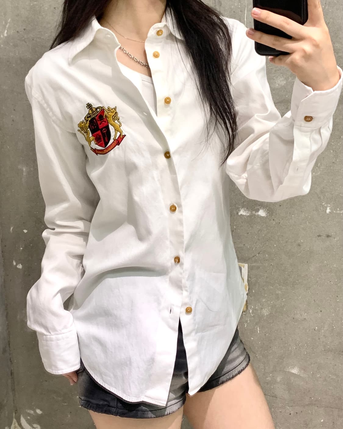 Vivienne Westwood man 비비안웨스트우드 화이트 셔츠 상품이미지1