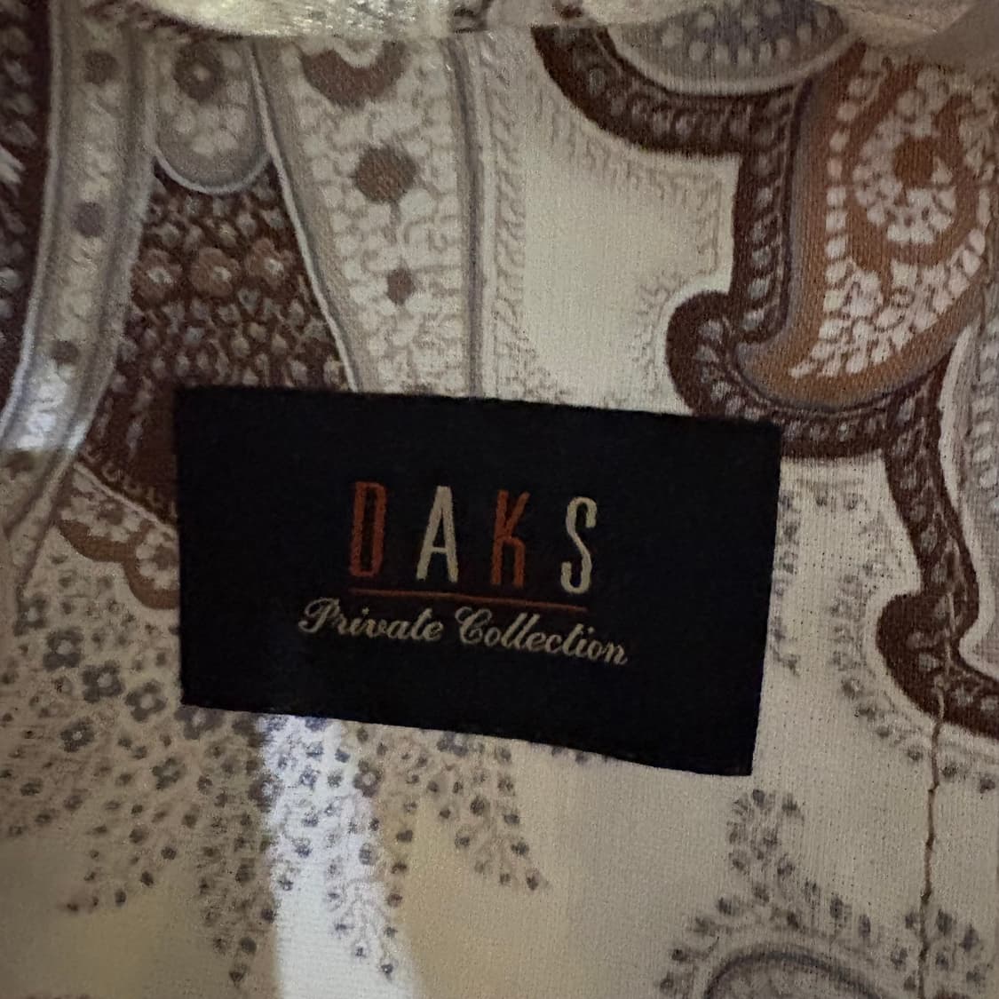 닥스 페이즐리 패턴 자켓 아이보리 88-160 상품이미지7