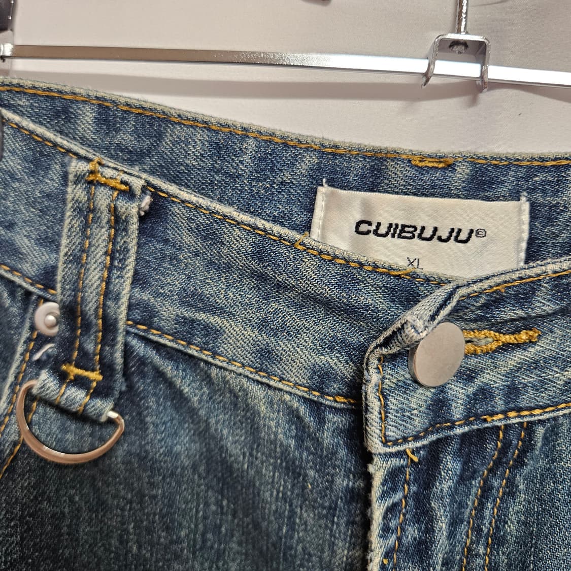 빈티지 빅와이드 데님팬츠 32 상품이미지4