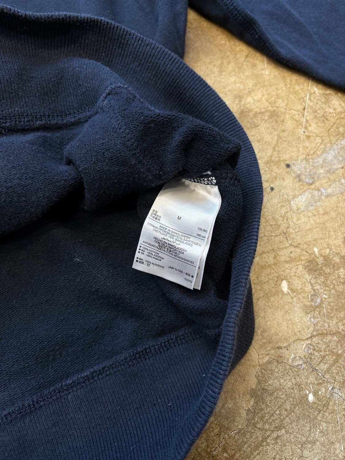 갭 GAP 자수 네이비 후드집업 상품이미지4