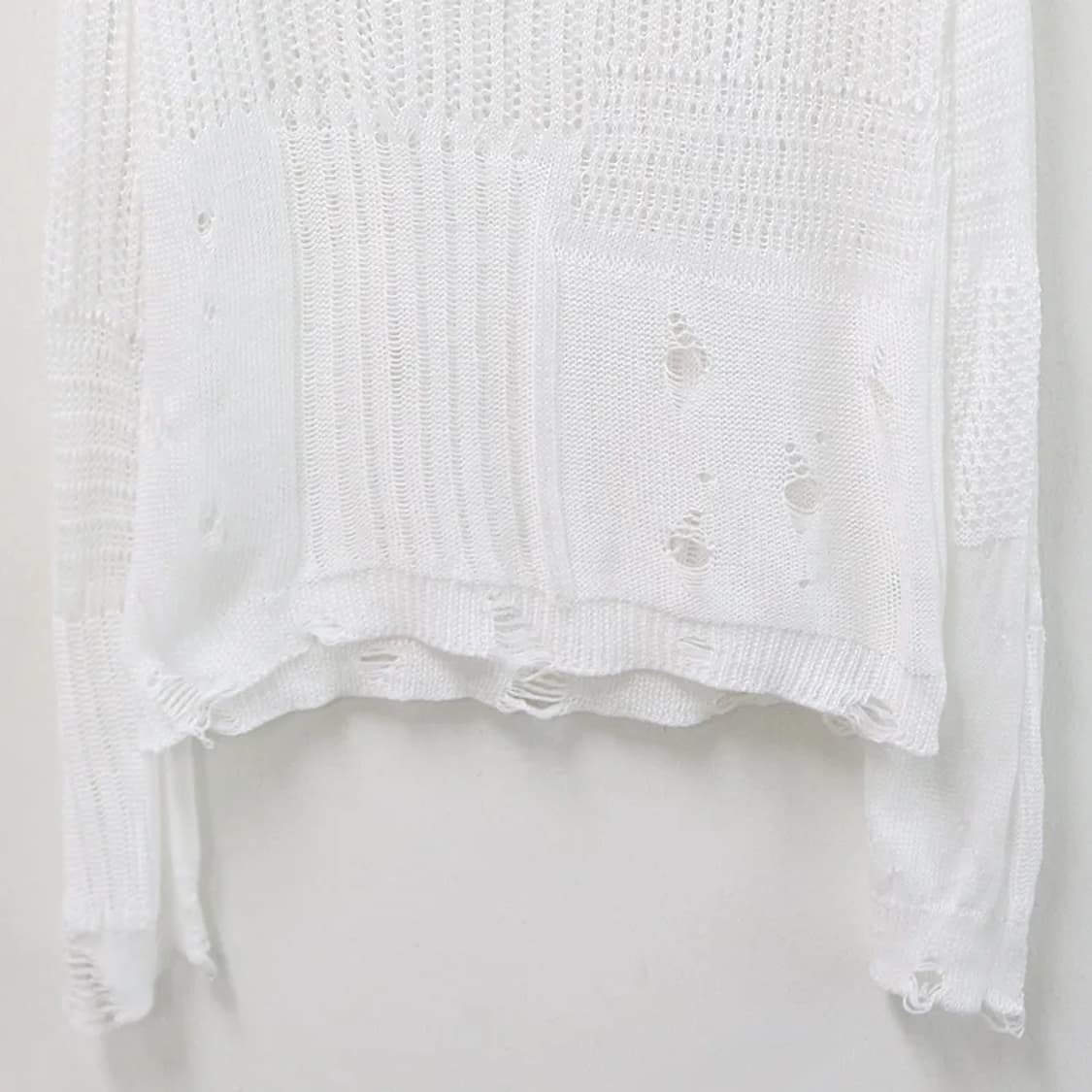 GEMEDA 펀칭 긴팔 니트 66884 상품이미지3