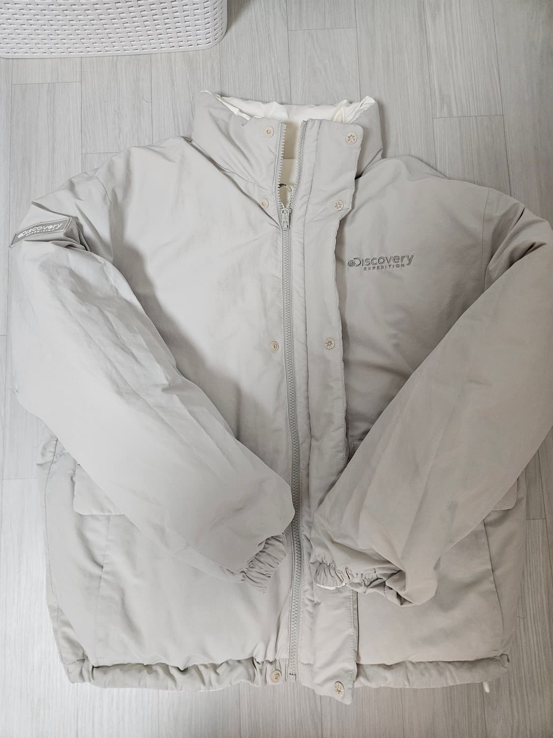 디스커버리 리버시블 숏패딩 105사이즈 상품이미지2