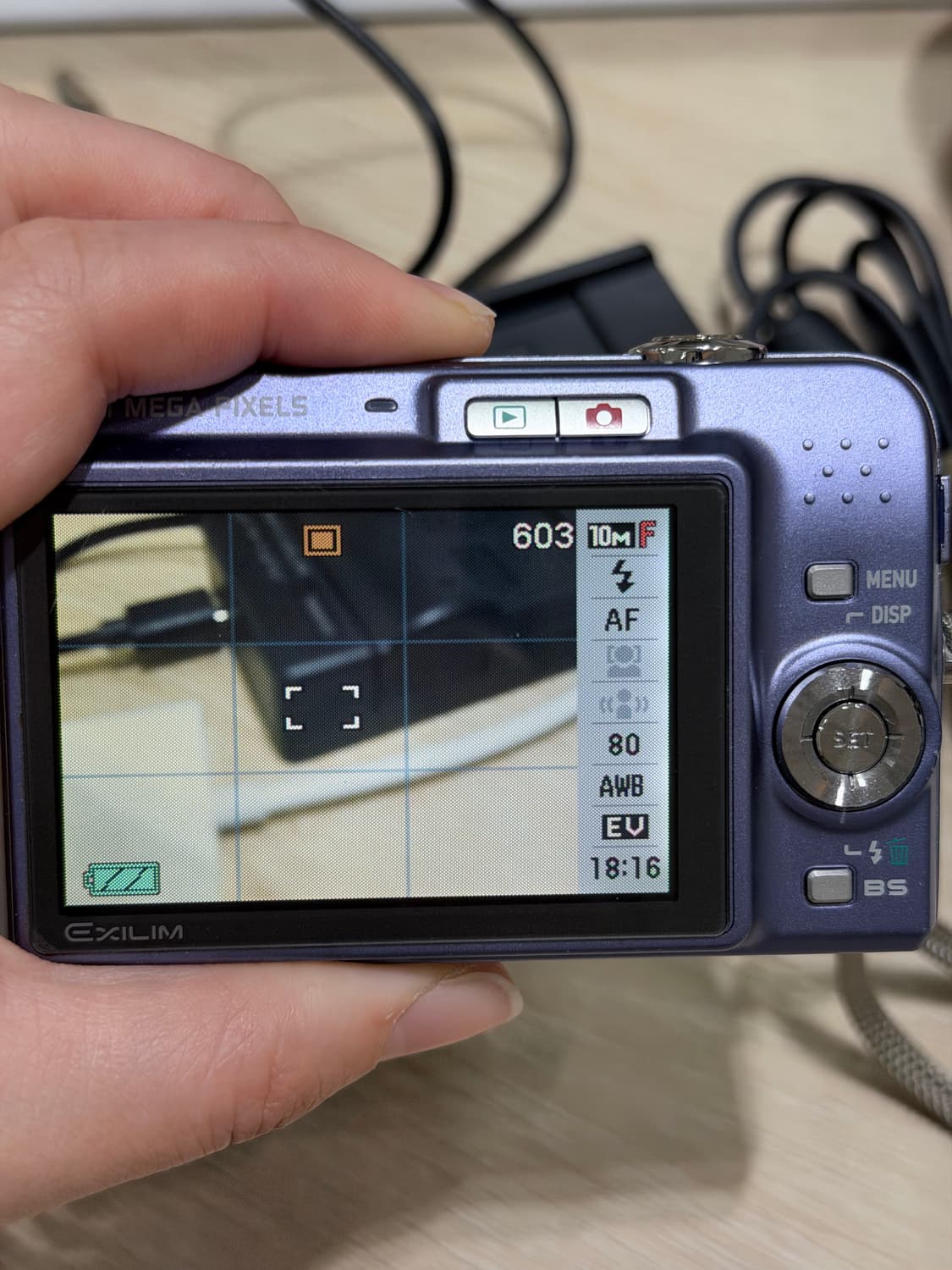 풀세트) 카시오 엑슬림 EXILIM z1080 퍼플 영어판 상품이미지4