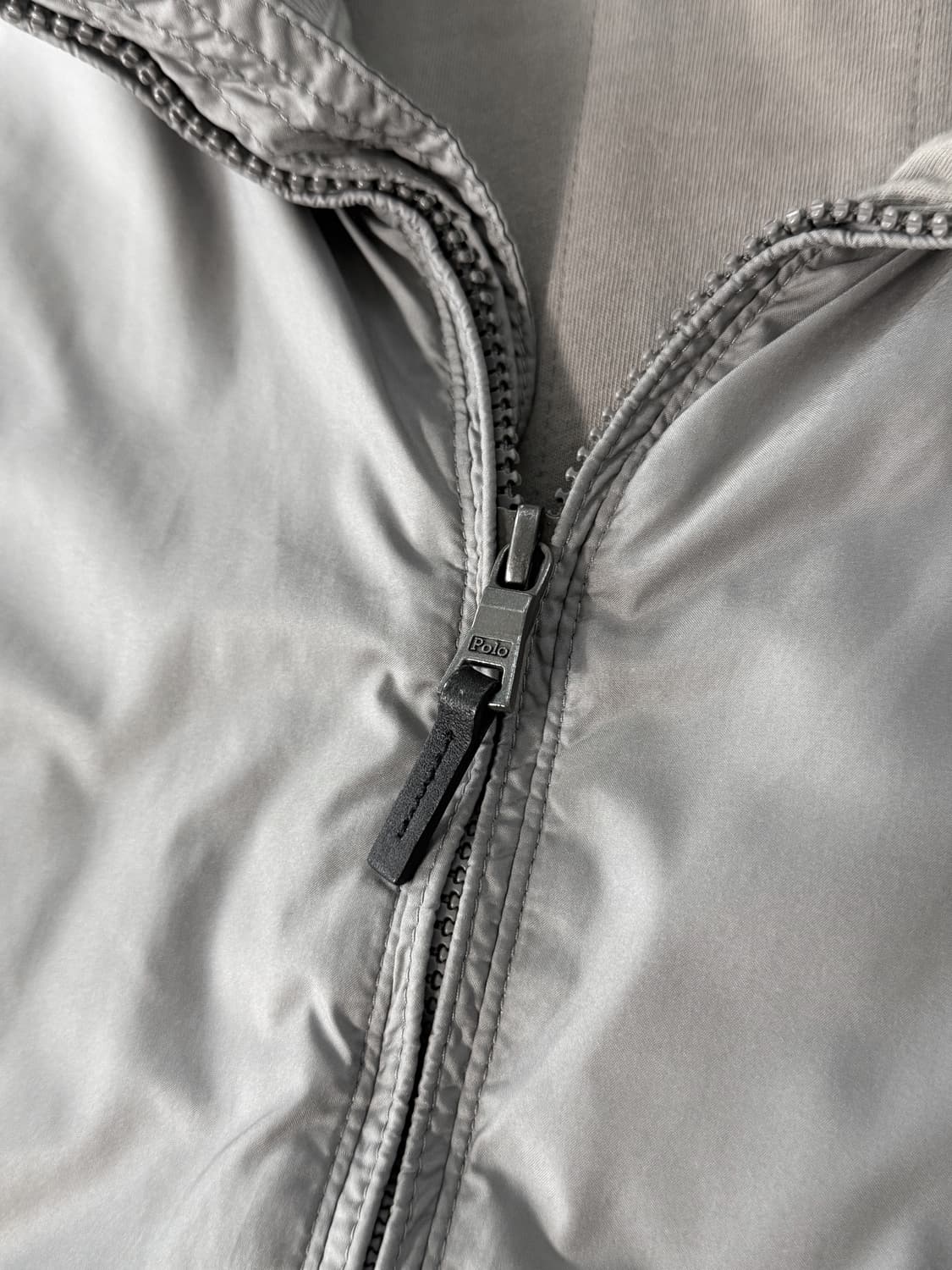 폴로 랄프로렌 00‘s 그레이 폴리쉘 블루종 봄버 점퍼 상품이미지6