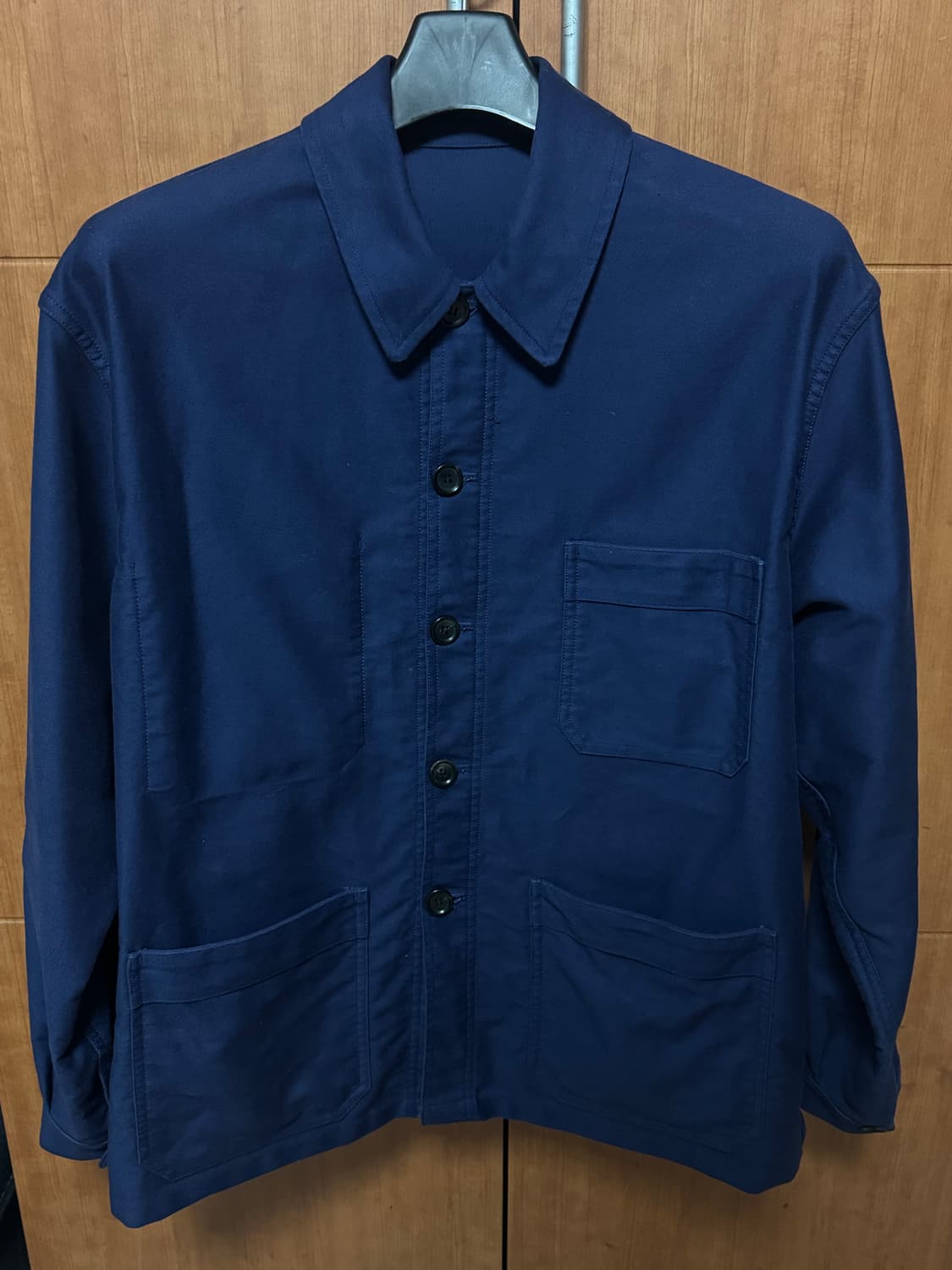 [2] 스테디에브리웨어(sew) 몰스킨 프렌치 워크 자켓 네이비 블루 상품이미지2