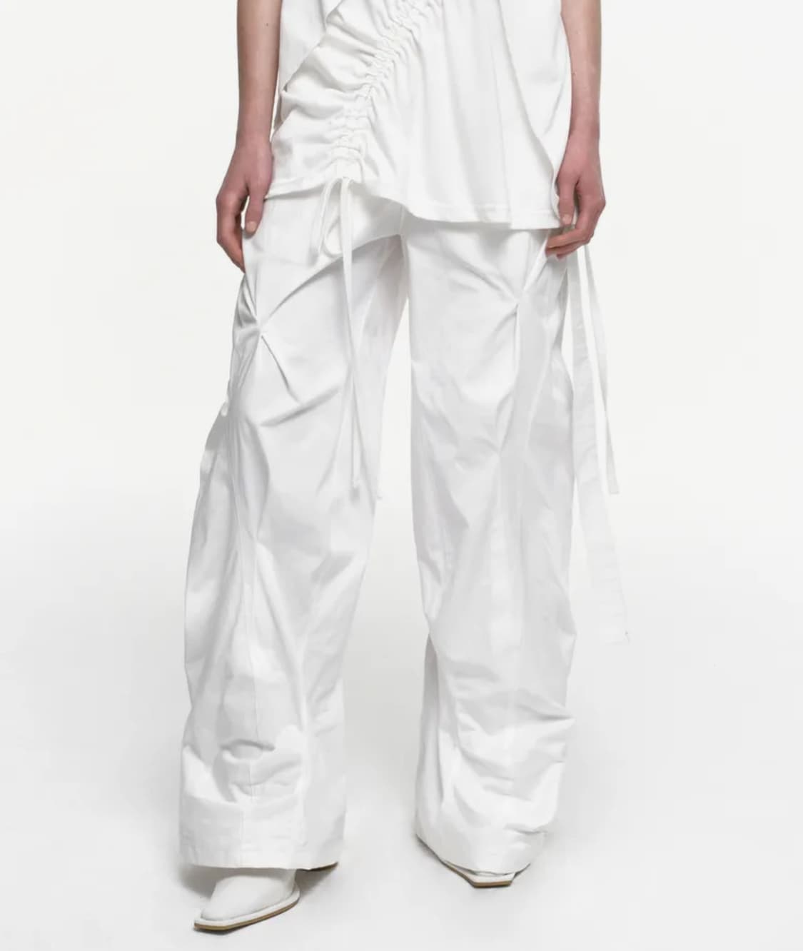 나체 DISTORTED DRAPING PANTS 드레이핑 팬츠 바지 상품이미지1