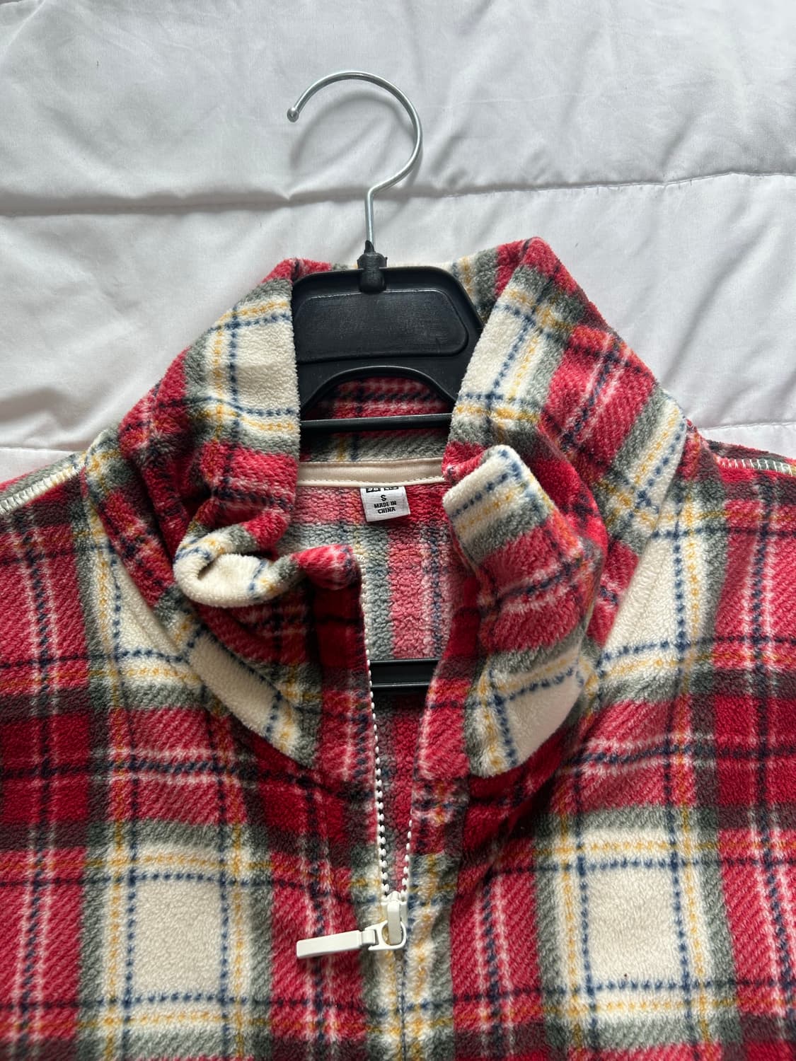 유니클로 체크 후리스 상품이미지2