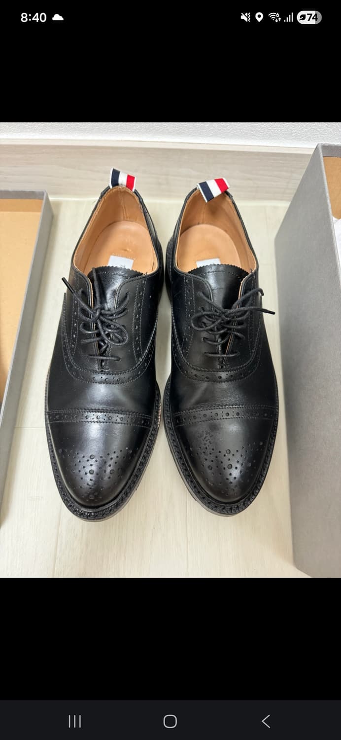 톰브라운 브로그 윙팁 사이즈41.5 상품이미지1