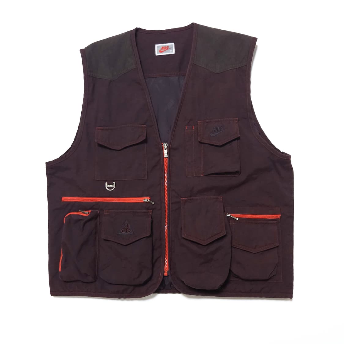 나이키 ACG 90s 유틸리티 피싱 베스트 조끼 버건디 상품이미지1
