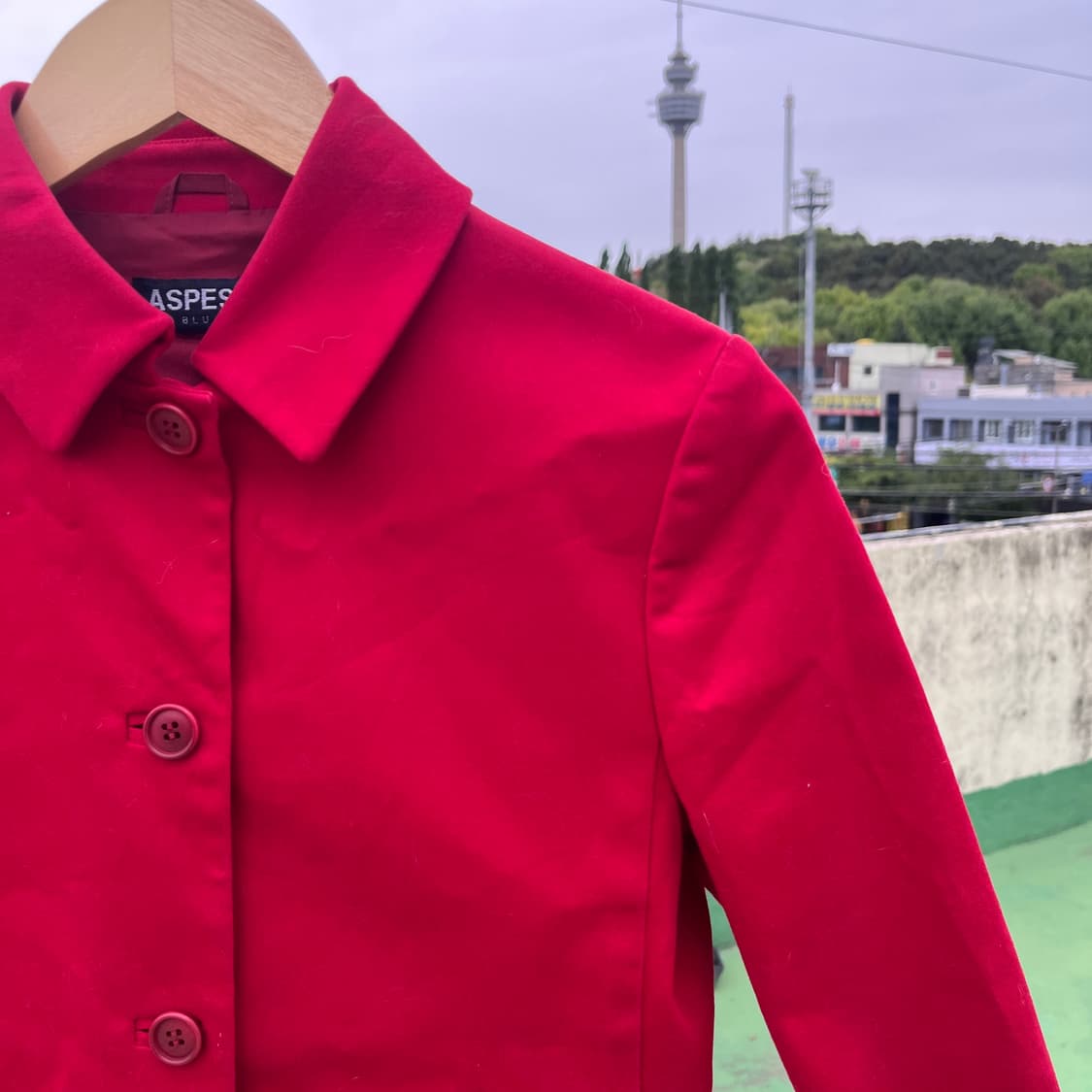 ASPESI BLU Red structured Jacket 상품이미지2