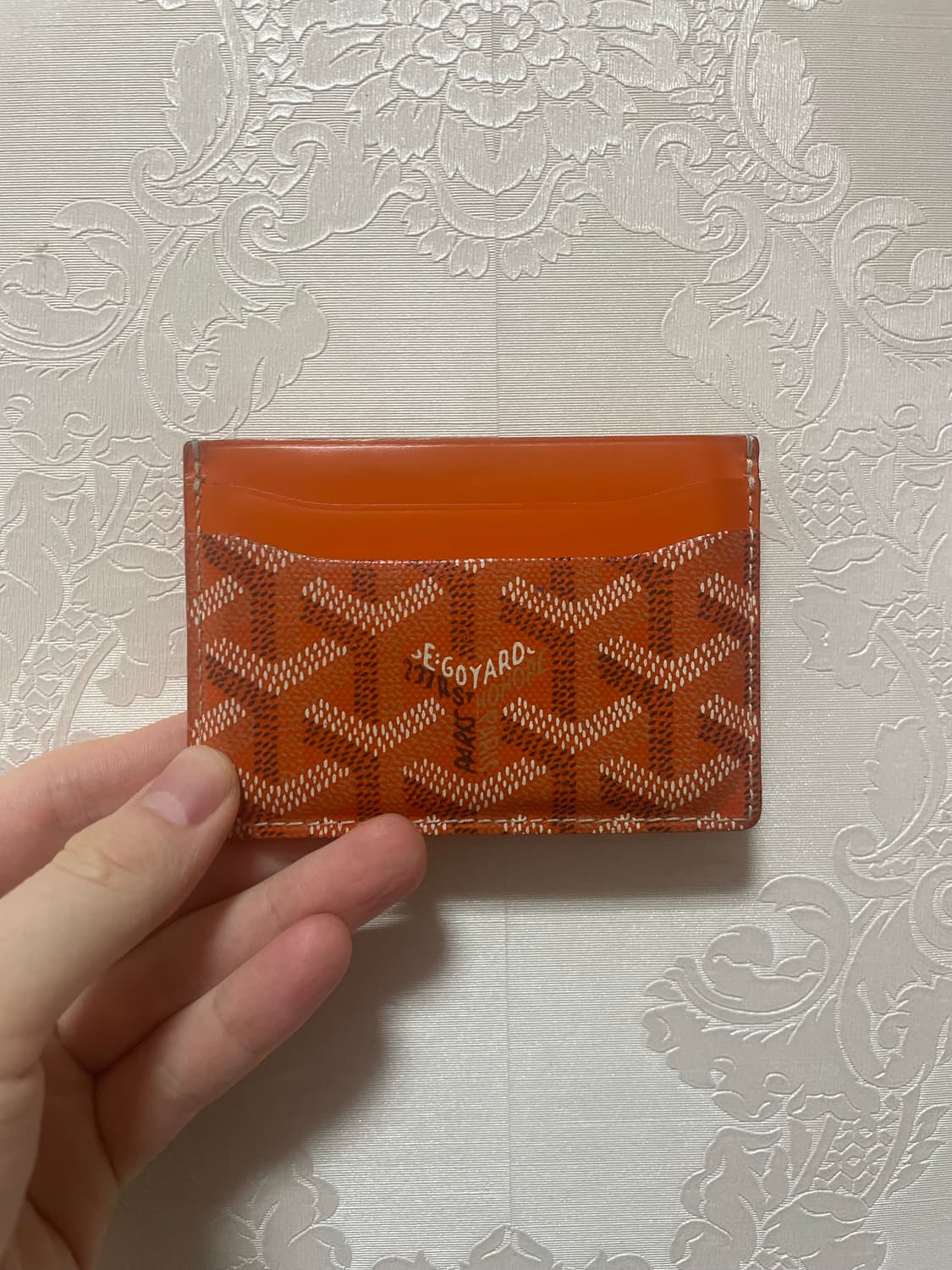 고야드 카드지갑 오렌지 상품이미지1
