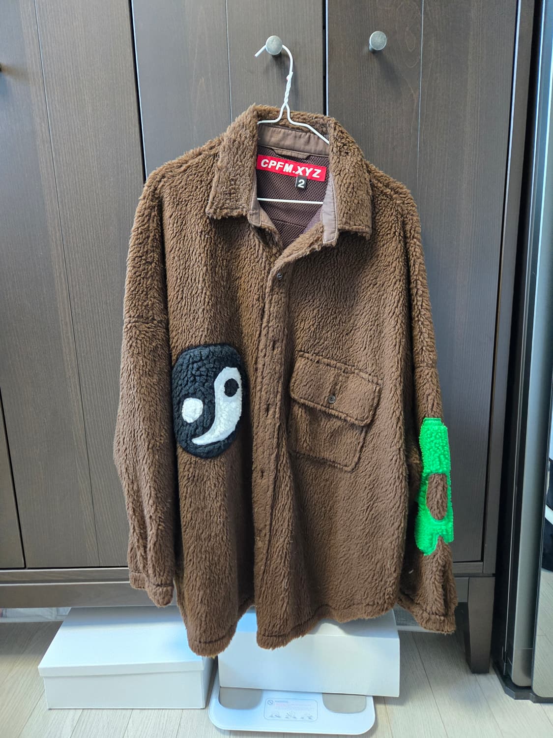 휴먼메이드 X CPFM BIG FUZZY SHIRT 상품이미지1