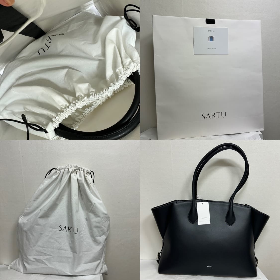 사르투 타이숄더백 가죽가방 빅백 여자보부상 디자이너가방 새상품 선물가능 상품이미지3