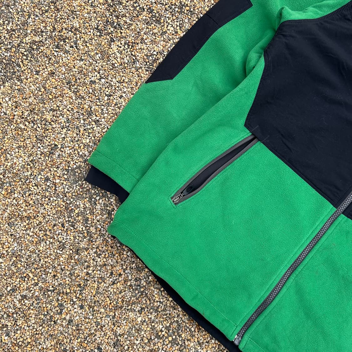 콜롬비아 그린 플리스 자켓 상품이미지3