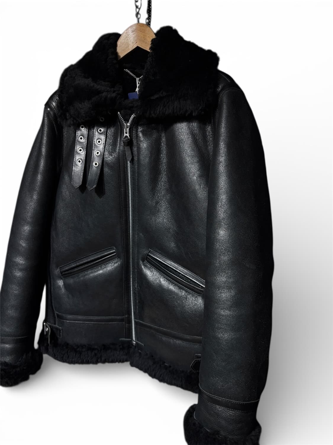 Curphey Leather b-3 폭격기 양가죽 양털 폭격기자켓 상품이미지2