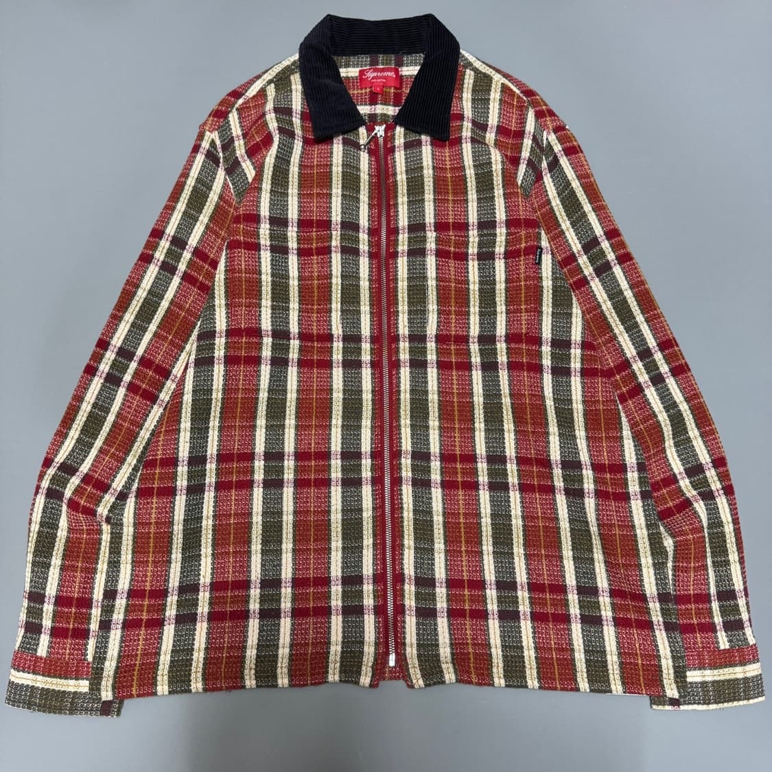 슈프림(SUPREME) 18fw 플레이드 써멀 집업 셔츠 자켓 상품이미지8