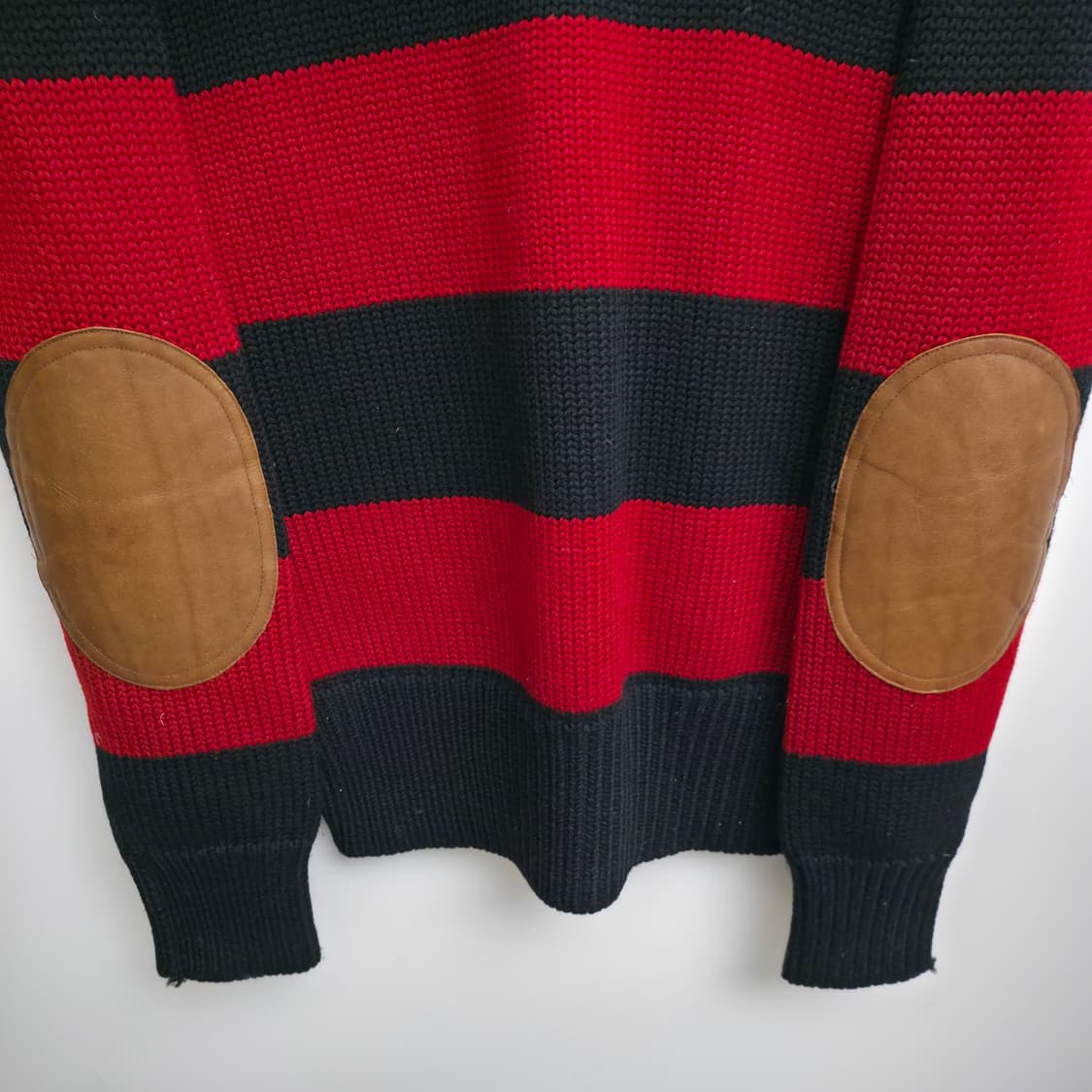 [M] 폴로 랄프로렌 쉴드 패치 스트라이프 터틀넥 니트 상품이미지4