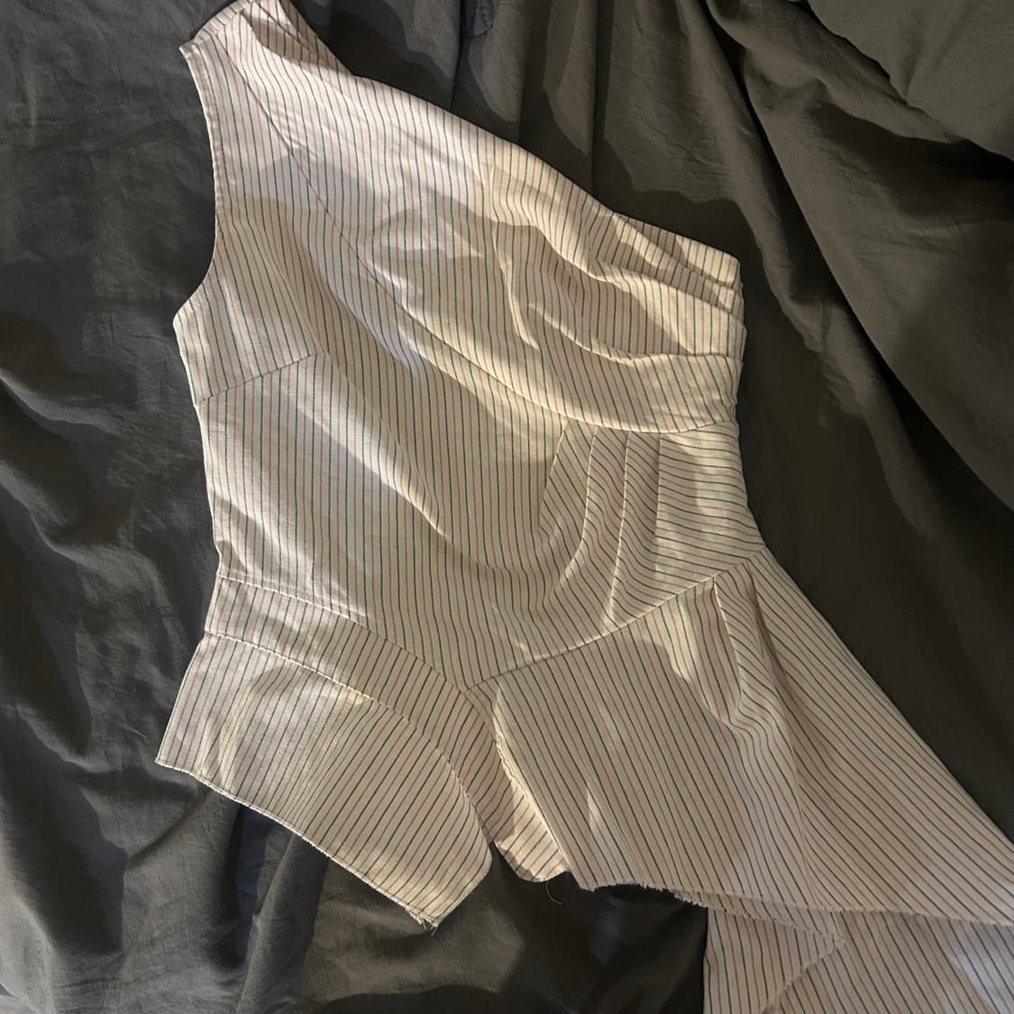 빈티지 나시 원숄더 슬리브리스 상품이미지1