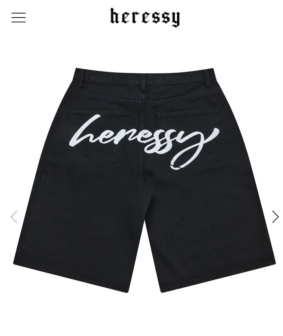HERESSY DENIM PANTS BLACK 상품이미지1